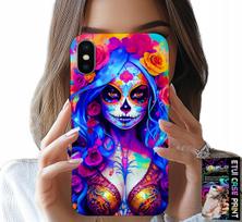 Etui Do Iphone Xs Max - Meksykańska, Kolorowa Królowa Śmierci