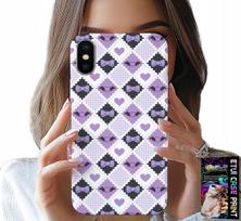 Etui Do Iphone Xs Max - Modne Serca Kokardki Kokarda + Szkło