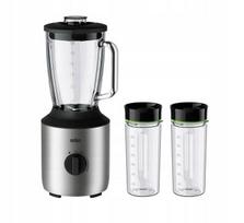 Blender Kielichowy Braun Jb3272 Si 800W Powerblend 1,5L+2 Kubki Smoothie2Go