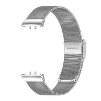 Stainless Steel Strap for Samsung Galaxy Fit 3 Smartwatch Strap Metal Loop Bracelet Watchband for Galaxy Fit3 Replacement Correa sidabras