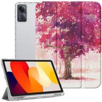 Coque pour Xiaomi Redmi Pad SE 11 Pouces, Antichoc avec Porte-Stylet - Motif Arbre