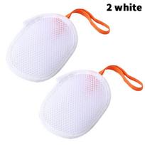 Sponges Bathroom Mesh Soap Pocket Bath Cleansing Foaming Net Double-Sided Soap Bag Body Exfoliating Scrubber