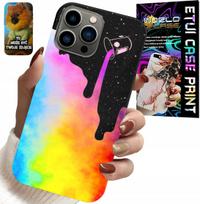 Etui Do Iphone 13 Pro - Tęczowe Kolorowe Wzory, Farba + Folia