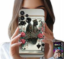 Samsung Galaxy A32 5G Tok - King Queen Póker Kártyák + Üveg