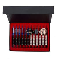 12 Pack Set Darts Metal Tip Professional Metal Darts with Nonslip Iron Barrel Aluminum Dart Shafts and Flights
