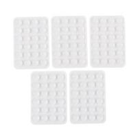 Hot 5pcs Silicone Suction Pad For Mobile Phone Fixture Suction Cup Backed Adhesive Silicone Rubber Sucker Pad For Fixed balta