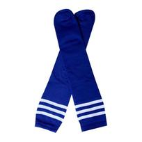 New Sports Socks Long Knee Cotton Spandex Kids Legging Stockings Soccer Baseball Ankle Children Socks mėlyna