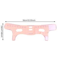 Chin Cheek Face Slimming Bandage Lift Up Belt V Line Face Shaper Facial Anti Wrinkle Strap Skin Care Beauty Tools rožinė