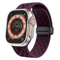 Magnetic Strap for Apple watch Ultra band 49mm 45mm 44mm 42mm 40mm 41mm Silicone Bracelet Correa iWatch Series 9 8 SE 7 6 5 4 2 42 44 45 49 mm