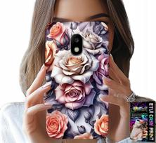 Etui Do Samsung Galaxy J5 2017 - Kwieciste Wzory Róża Róże Kwiatki Case