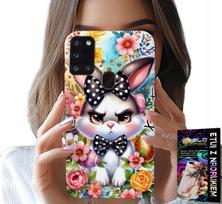 Etui Do Samsung Galaxy A21S - Królik Wielkanocny, Zając, Jajka + Szkło