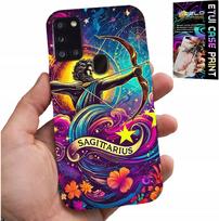 Etui Do Samsung Galaxy A21S - Znak Zodiaku, Strzelec Astronomia Plecki