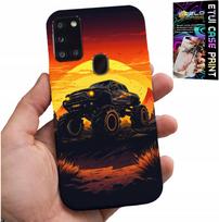 Etui Do Samsung Galaxy A21S - Monstertruck, Ciężarówka, Wzory + Szkło