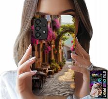 Etui Do Samsung Galaxy A23 5G - Malownicza Uliczka Z Kawiarnią + Szkło