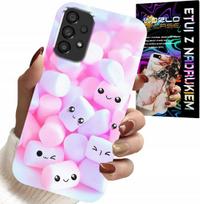 Etui Do Samsung Galaxy A23 5G - Wzór W Słodkie Pianki, Obudowa, Plecki