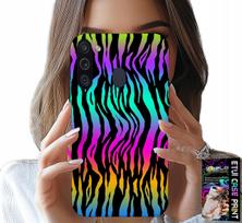 Etui Do Samsung Galaxy A21 - Abstrakcyjne Kolorowe Wzory Case + Folia