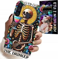 Etui Do Samsung Galaxy A21 - The Drinker Alko Winko Drink Wzory Case