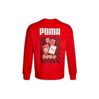 Puma Chinese New Year Mahjong Print Crew Neck Sweatshirt Men Tops Red 531298-23 L