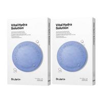 Dr.Jart+ Dermask Vital Hydra Solution lakštinė kaukė – 5 lakštai x 2 dėžutės (10 Iš viso) | Korėjietiška drėkinanti veido kaukė sausai odai | K-Beauty odos priežiūra 5 Sheets(25g) x 2 Boxes