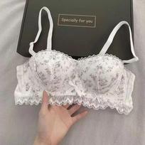 Girls Floral Bras Sling Backless Pad Wireless Underwear For Women's Bras Sexy Inner Lingerie Female Brassiere Tank Tops Fashion Lady Bras Wife Gifts 32/70AB