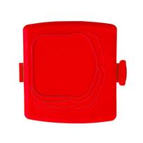 Microwave Toaster Silicone Toastie Maker Microwave Sandwich Mold Sandwich Baking Tray For Microwave Oven raudona