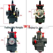 Juodas ir Raudonas PWK Motociklo Karbiuratorius 24-34mm ATV Lenktynėms