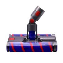 Dvigubas volelis Elektrinis Turbo Šepetys Galvutė Dyson V7 V8 V10 V11 Dulkių siurbliui su LED Lemputėmis, Atsarginė šluostė Grindų šepečio dalis
