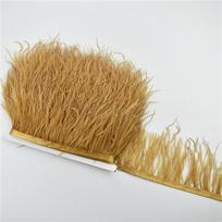 100CM Natūralus stručio plunksnų apdailos juostelė Rankdarbiams PASIDARYK pats Boho Vestuvinės suknelės Siuvimas Baltos plunksnos juosta Šventė namų dekoravimas 100cm
