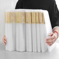 A4 Transparent File Folder with Multiple Insert Pocket Options for Sheet Music and Test Papers 10 pages