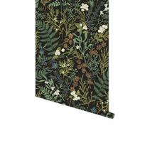 Tropical Rain Forest Peel and Stick Wallpaper White Floral Self Adhesive Removable Leaf Contact Paper For Bedroom Walls Cabinets 2mx45cm(78.7x17.7in)