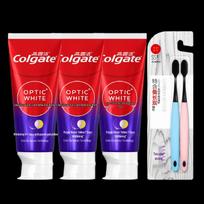 Colgate Optic White dantų pasta ir Suke dantų šepetėlio rinkinys