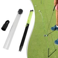 Golf Putting String with Fiberglass Pegs Rods for Beginners Golfer Gift Men Guide
