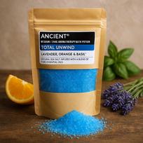 Bath Salts Total Unwind Lavender Orange Basil 350g