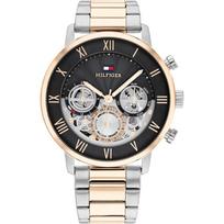 Tommy Hilfiger Vyriškas skeletinis chronografo laikrodis 1710570 auksas/sidabras
