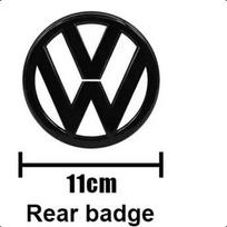Naujas aukštos kokybės juodas arba sidabrinis VW Volkswagen Golf 6 MK6 priekinių grotelių ženklelis ir galinio bagažinės logotipo dangtelio pakeitimo priedas