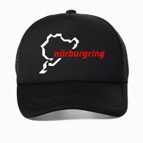 Automobilių stilius Lenktynės Kelių lenktynės Nürburgring kepurė Unisex Lenktyninė beisbolo kepurė šauni Tinklelio kvėpuojanti Trucker kepurės Casquette Gorras Adjustable