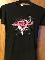 Three Days Grace. Marškiniai. Moterų kirpimas. Juoda 4XL