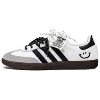 Adidas Originals SAMBA OG Adidas Slip Resistant Abrasion Resistant Skateboard Shoes, Couple's Unisex B75806(Team1909-) 39⅓