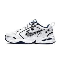 Nike Air Monarch 4 Pixel Cat Paw 7L Slip Resistant Abrasion Resistant Low top Chunky Sneakers Unisex Black White 415445-102(Team2035-) 35.5