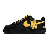 Nike Court Vision Low Quick Dry Quick Dry Low top Skateboard Shoes Unisex Black Yellow DH2987-002(Team49-) 40