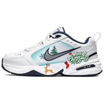 Nike Air Monarch 4 Slip Resistant Abrasion Resistant Low top Chunky Sneakers Unisex White 415445-102(Team181-Happy ) 40.5