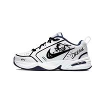 Nike Air Monarch 4 Dream As A Horse, Individual Niche Synthetic Leather Artistic Low top Chunky Sneakers Unisex 415445-102(Team640-) 40.5