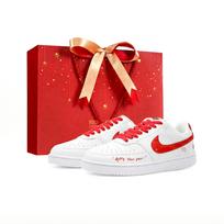 Nike Court Vision 1 Fu Li Welcome Spring Shopping Bag Slip Resistant Cushioning Abrasion Resistant Low top DH2987-101(team1747-) 42