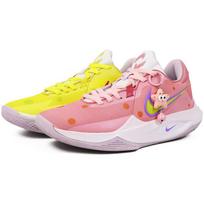 Nike Precision 6 Low top Basketball Shoes Men's Pink Yellow DD9535-100(Team91-6 ) 42