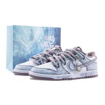 Nike Dunk The Clouds Are Deep And I Don't Know Where Slip Resistant Abrasion Resistant Low top Skateboard Shoes Unisex DV0833-112(Team626-) 40.5 white