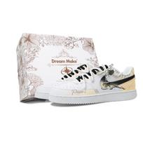 Nike Court Vision Skateboard Shoes Men's Low Top Yellow/White/Black DH2987-101(Team683---) 42
