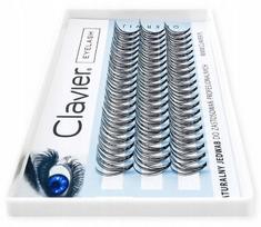 Kępki Rzęs Clavier Jedwabne Naturalne 13Mm