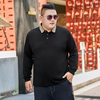 Marškinėliai ilgomis rankovėmis Polo Shirt Vyriški apatiniai su vilnos marškinėlių viršumi L
