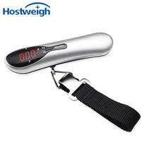 Bullet-Shaped High Precision Portable 50kg Luggage & Travel Handheld Scale for Weighing Boxes & Vegetables mėlyna