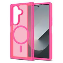 Samsung Z Fold 7 5G Magnetic Anti-Drop Frosted Case, Semi-Transparent Skin-Feel Cover Flip Z Flip 6